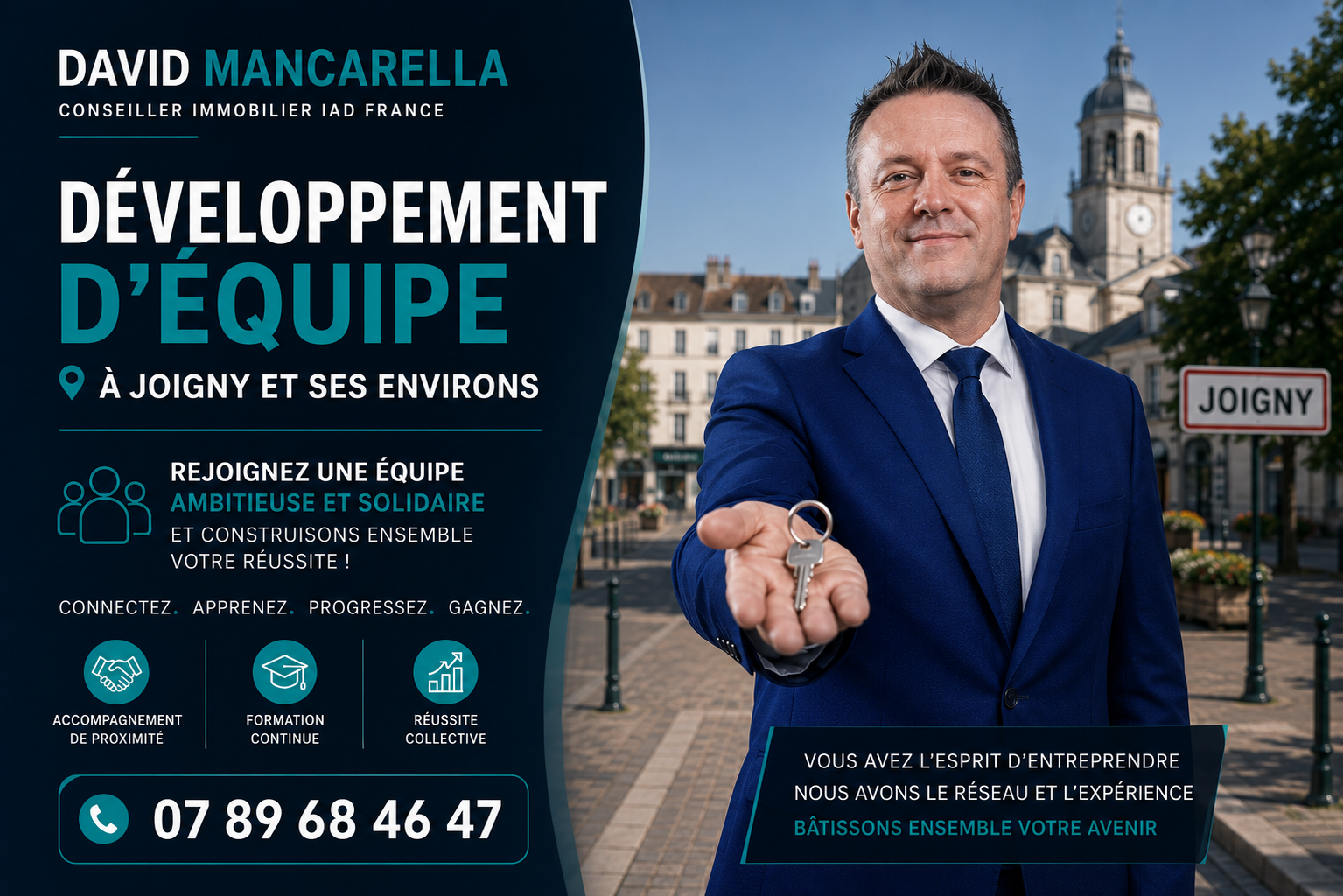 Rejoindre l'équipe de David Mancarella - conseiller immobilier IAD